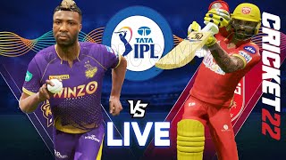 KKR vs PBKS - Kolkata Knight Riders vs Punjab Kings Live IPL Match Prediction Cricket 22