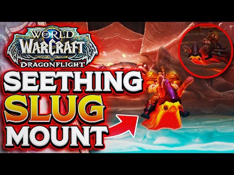 Acquiring the Seething Slug Mount in Zaralek Cavern | Dragonflight 10.1