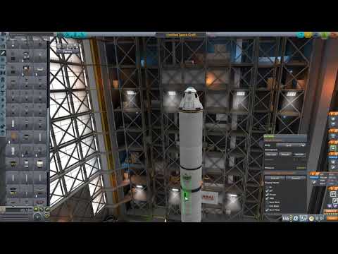Building a Realism Overhaul Rocket with Only Stock Parts in KSP 1.8.1