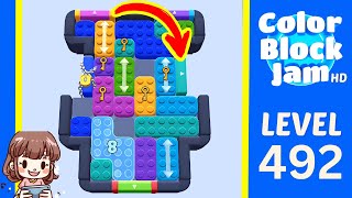 Solution du Niveau 492 de Color Block Jam