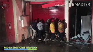 Se incendia tienda Waldos en Cd. Victoria