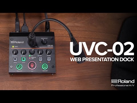  Roland UVC-02 Web Presentation Dock for Online Presentations