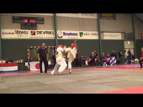 kyokushin karate Dutch open 2014 Milad (Ziyafatalla Samizade)