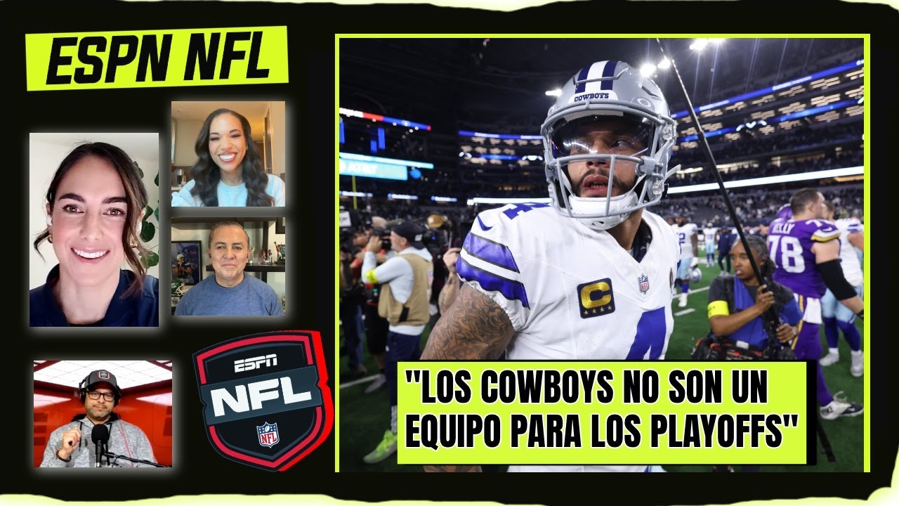 COWBOYS dicen ADIÓS a la TEMPORADA tras DERROTA ante los VIKINGS. NECESITAN un MILAGRO | ESPN NFL