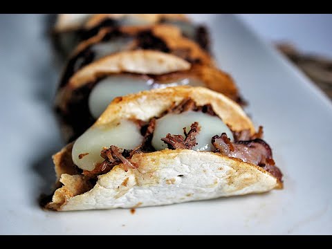 Tacos de cordero con miel y torta del casar