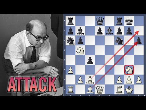Classic Attack | Bronstein vs Keres | Interzonal 1955