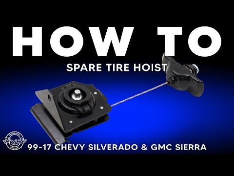 Slide 3 - 99-18 GM PICKUP 1500 SPARE WHEEL HOIST W/O 2" BODY RAISE OR (video)