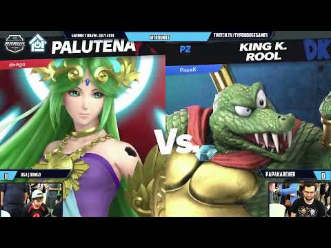 Gwinnett Brawl July 2019 - Dongo(Palutena) VS PapaKarcher(K. Rool) - W. Round 3