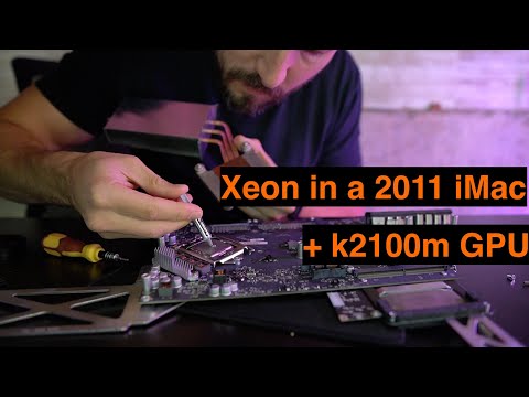 2011 iMac CPU Upgrade - will a Xeon work?   Also how about a k2100m at the same time!