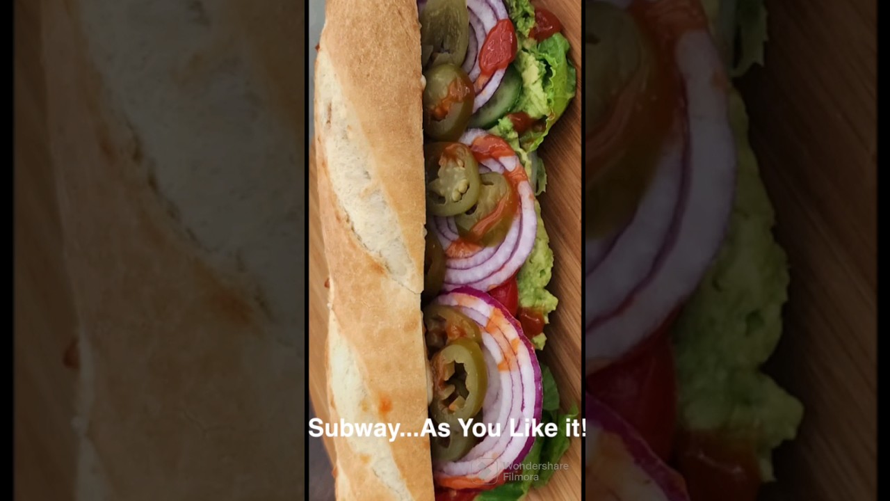 Homemade Subway | Vegetarian |