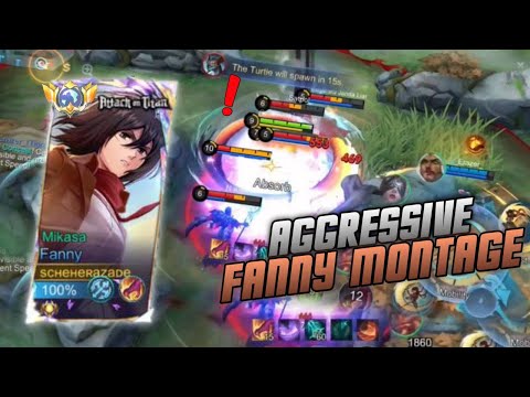 AGGRESSIVE FANNY MONTAGE PT 2 | MLBB