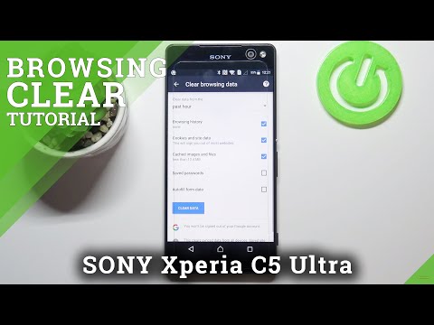 How to Clear Browsing Data in SONY Xperia C5 Ultra – Reset Browser History