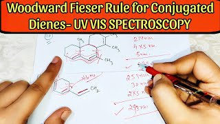 UV VISIBLE SPECTROSCOPY -Woodward Fieser Rule for Conjugated Dienes for calculating Lambda Max Value