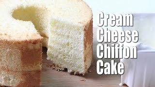 How to Make Cream Cheese Chiffon Cake 크림치즈 시폰케이크 만들기 シフォン・ケーキ | hanse한세 (ASMR COOKING)