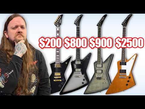 I Tried 4 Different Explorer Style Guitars, From Cheap To Real Deal..