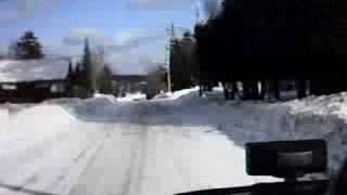 Old Forge Snowmobile Trail Report