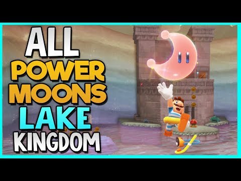 All Power Moon Locations in Lake Kingdom in Super Mario Odyssey