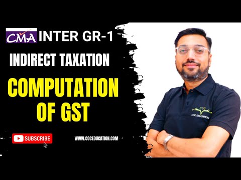 Computation of GST 1 By CA Raghav Goel