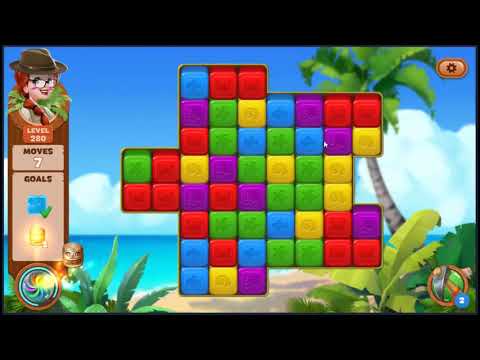 Lost Island Blast Adventure Level 280 - NO BOOSTERS 🏝️ | SKILLGAMING ✔️