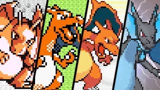 Evolution of Charizard in Pokémon Games (1996 - 2018)