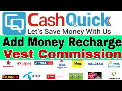 How to Add Money in Cash quick.. Cash quick free registration with commission Part.1 Video