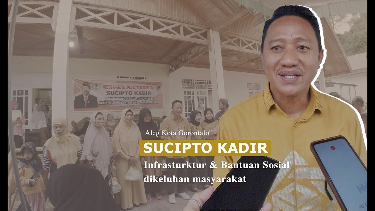 Sucipto Kadir Gelar Reses Kecamatan Dumbo Raya