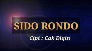 Download lagu KARAOKE sido rondo lirik mp3
