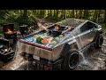 Camping In A Cybertruck Truck Bed Pool