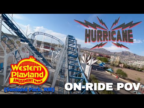 On-ride point of view of Hurricane