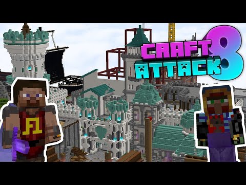 POGWARTS-BAU und Quatschen mit SPARK und CROCO! - Craft Attack 8 Live #028