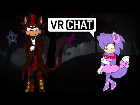 Lilac and Rifle Explore an Abandoned Graveyard - VRChat (featuring Maurice)