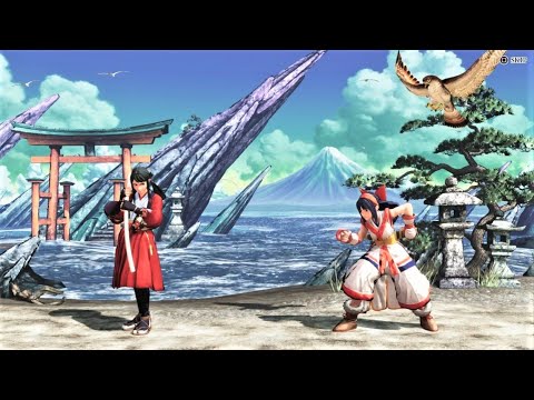 7 Second of Death.. Hibiki Takane vs Nakoruru (Hardest AI) - SAMURAI SHODOWN