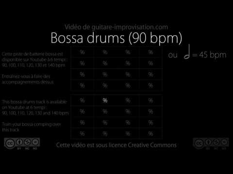 Bossa-nova Drums : 90 bpm