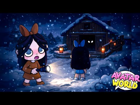 Strange noises at night in the snow cabin 😨❄️ in Avatar World *Nala 💞