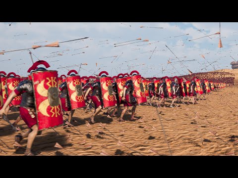 50.000 ARCHERS vs 300.000 ROMANS - Ultimate Epic Battle Simulator UEBS2