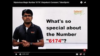Mysterious Magic Number '6174' | Kaprekar's Constant | TalentSprint