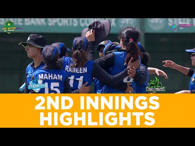 2nd Innings Highlights | Dynamites vs Challengers | Final | Pakistan Cup Women’s Tournament | MA2A