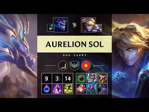 Aurelion Sol Carry vs Ezreal - VN Challenger Patch 25.13