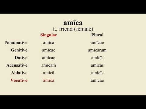 Loquere Latīnē - How to Pronounce amīca