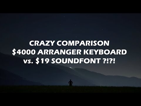Crazy Comparison!! Korg Pa4X vs SoundFont (SF2)