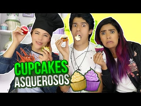 TRYING CUPCAKES WITH INSECTS | POLINESIO CHALLENGE LOS POLINESIOS