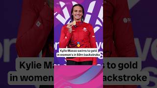 Kylie Masse made waves in the women’s 50m backstroke, swimming to GOLD????