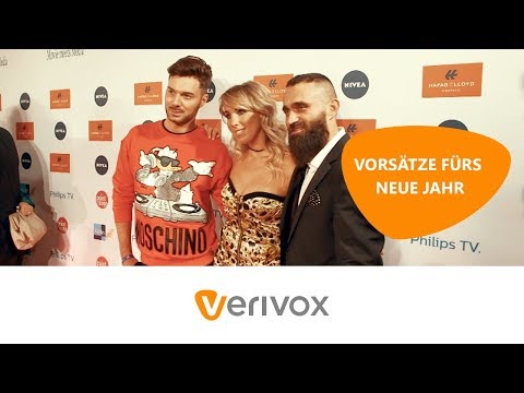 Neujahrsvorsätze - das wünschen sich Promis im neuen Jahr!  Verivox