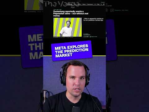 Video Thumbnail: Meta explores the prediction market #Vergecast