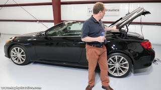 Infiniti G37S - How To Manually Close The Convertible Top