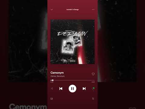 Cemo x Seronym - Cemonym (Audio)