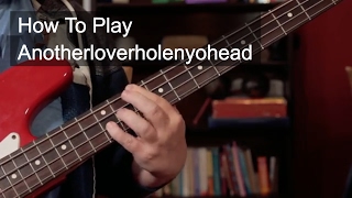 &#39;Anotherloverholenyohead&#39; Prince Bass and Guitar Lesson