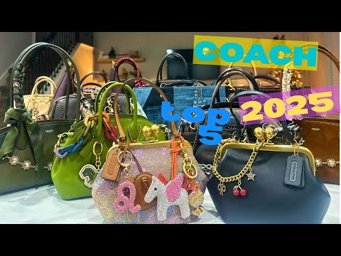 My Top 5 Coach Bags of 2025 I 2026 Wish List +Final Giveaway 🎁 #coach #coachbag