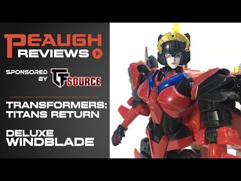 Video Review: Transformers: Titans Return WINDBLADE w/Scorchfire