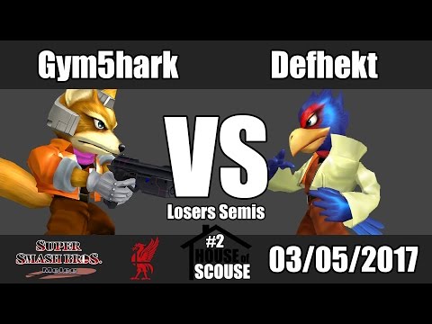 SSBM HoS 2 (Liverpool Weekly) Losers Semis - Gym5hark (Fox) vs Defhekt (Falco)